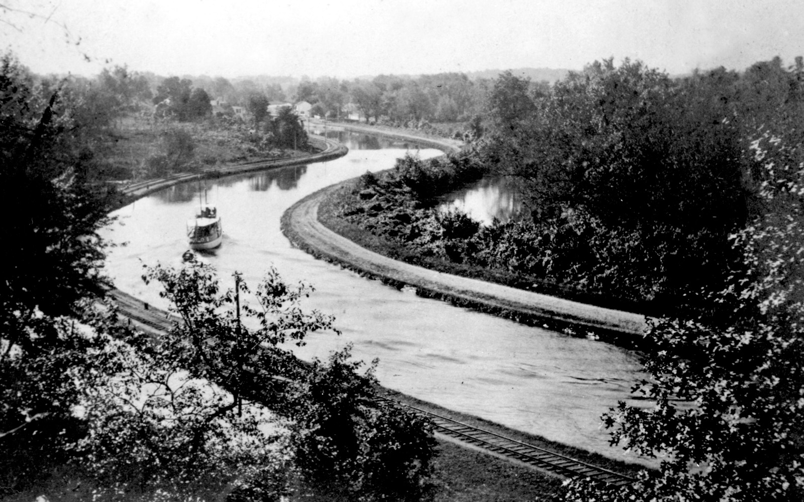 D&R Canal North of Kingston; c.1900 D&R Canal North of Kingston; c.1900