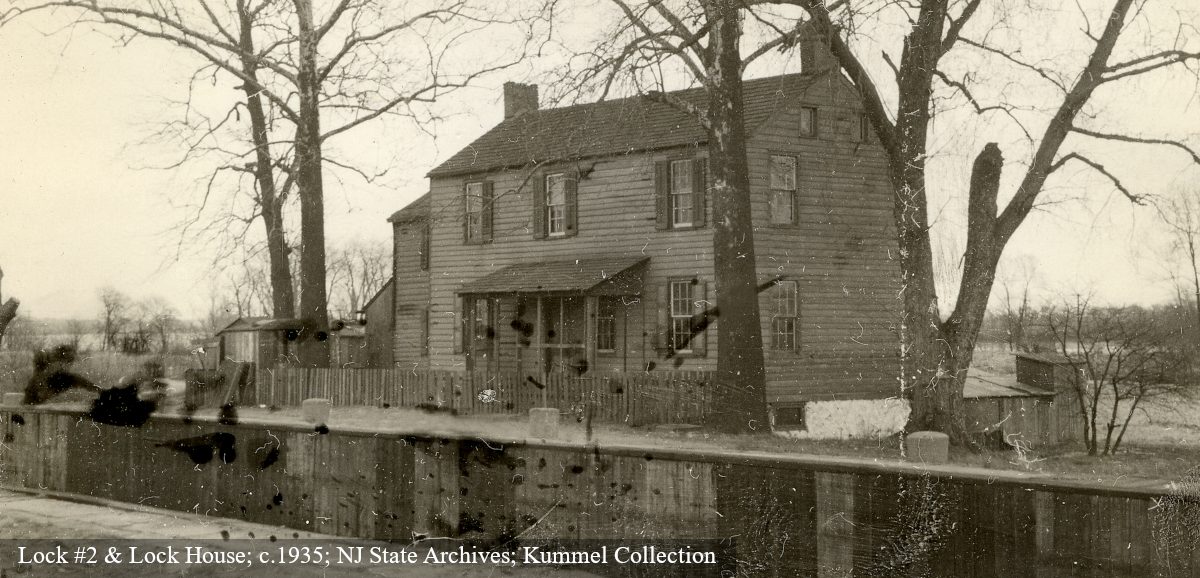 Lock 2 and Lockhouse; c. 1935, NJ State Archives; Kummel Collection Lock 2 and Lockhouse; c. 1935, NJ State Archives; Kummel Collection